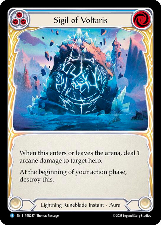 Flesh and Blood TCG: Sigil Of Voltaris (Blue) card image
