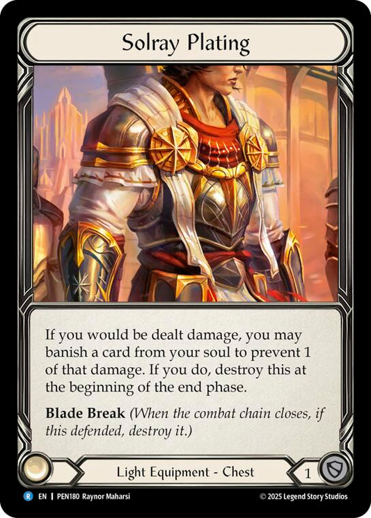 Flesh and Blood TCG: Solray Plating card image