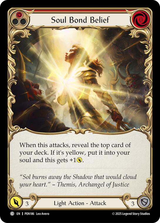 Flesh and Blood TCG: Soul Bond Belief (Red) card image
