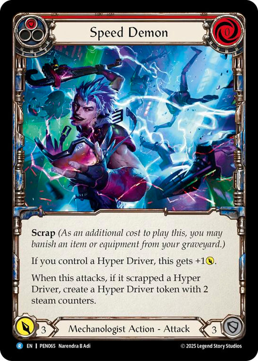 Flesh and Blood TCG: Speed Demon (Red) card image