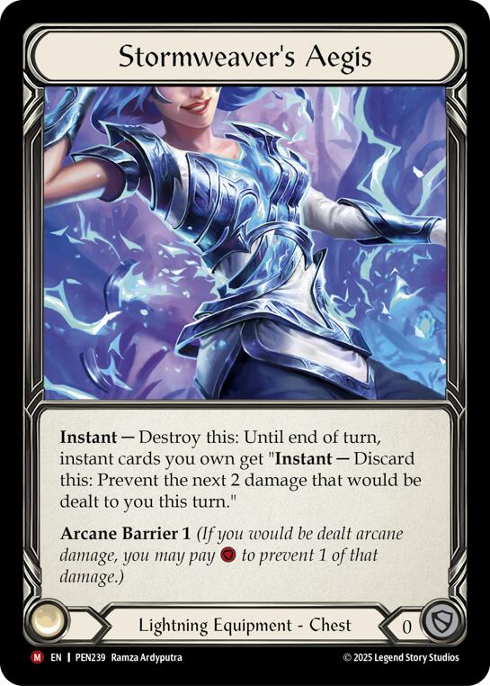 Flesh and Blood TCG: Stormweavers Aegis card image