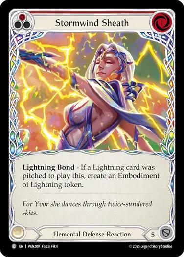 Flesh and Blood TCG: Stormwind Sheath card image