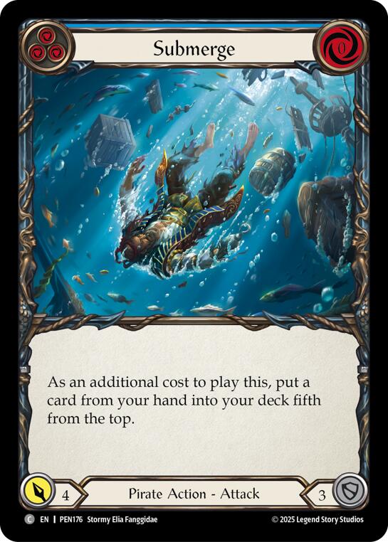 Flesh and Blood TCG: Submerge (Blue) card image
