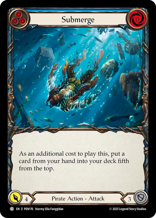 Flesh and Blood TCG: Submerge (Blue) card image