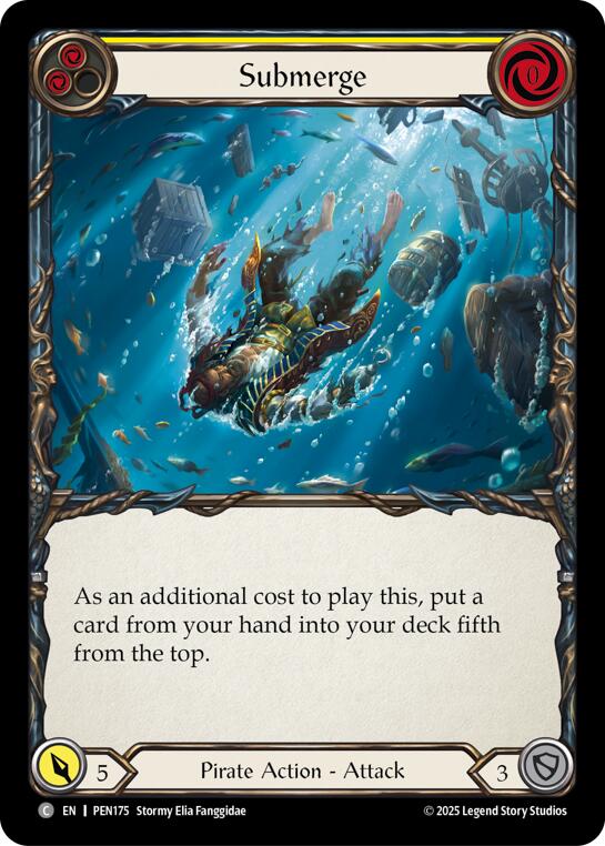 Flesh and Blood TCG: Submerge (Yellow) card image
