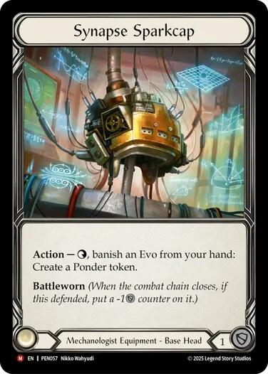 Flesh and Blood TCG: Synapse Sparkcap card image