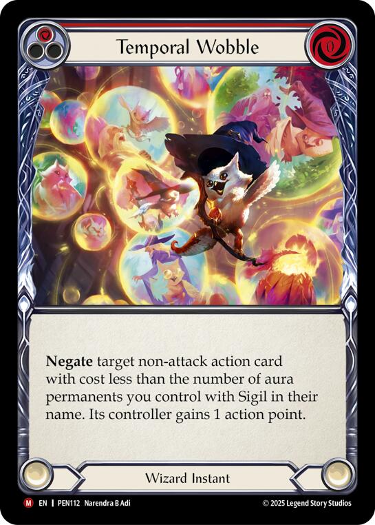 Flesh and Blood TCG: Temporal Wobble (Red) card image