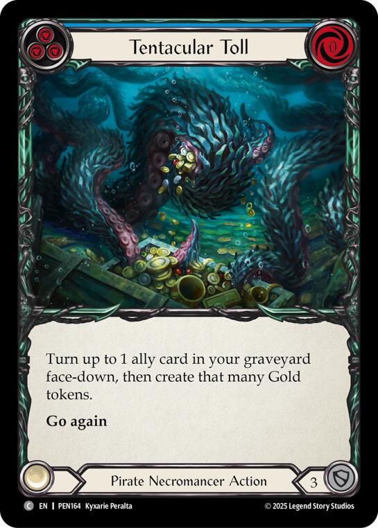 Flesh and Blood TCG: Tentacular Toll (Blue) card image