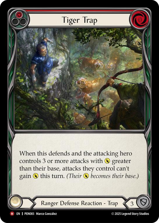 Flesh and Blood TCG: Tiger Trap (Red) card image