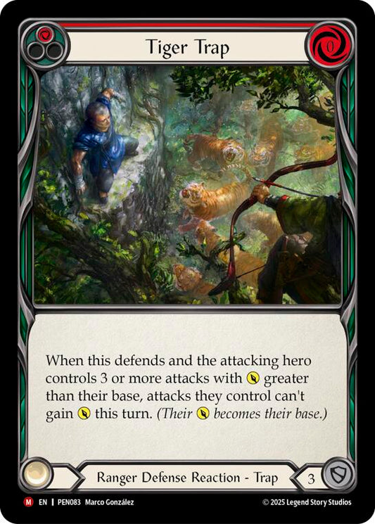 Flesh and Blood TCG: Tiger Trap (Red) card image
