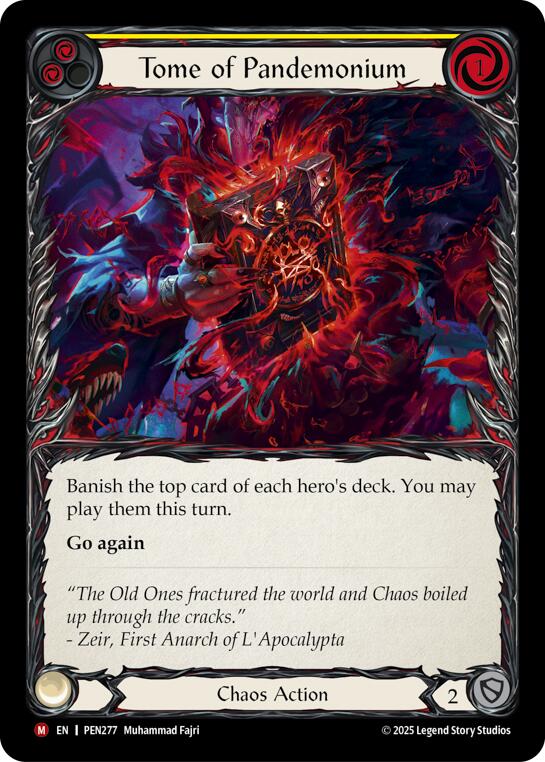 Flesh and Blood TCG: Tome Of Pandemonium (Yellow) card image