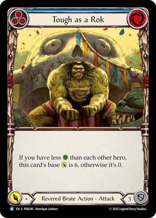 Flesh and Blood TCG: Tough As A Rok (Blue) card image