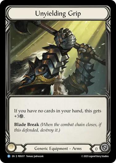 Flesh and Blood TCG: Unyielding Grip card image