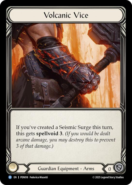 Flesh and Blood TCG: Volcanic Vice card image