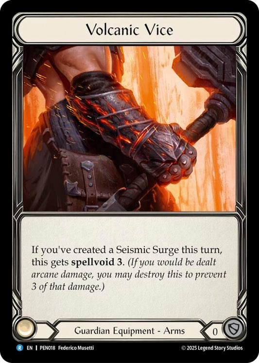Flesh and Blood TCG: Volcanic Vice card image