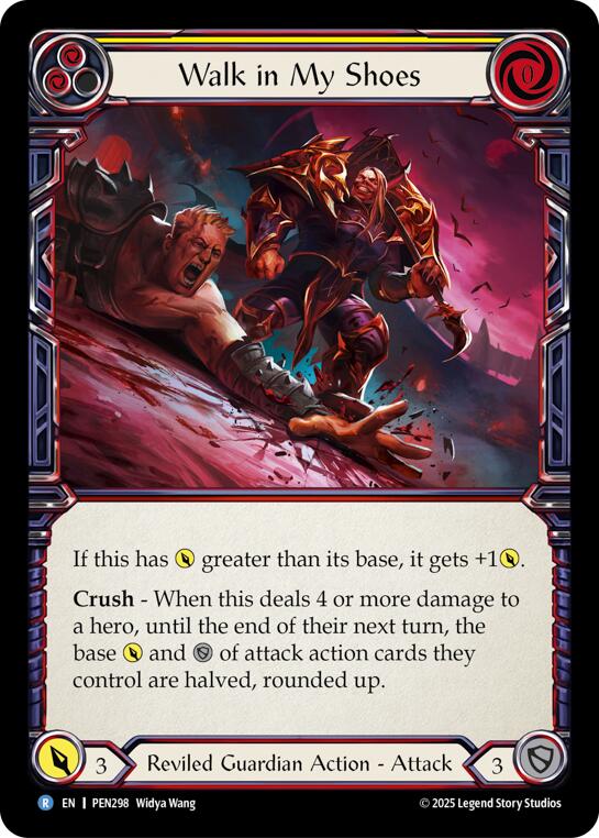 Flesh and Blood TCG: Walk In My Shoes (Yellow) card image