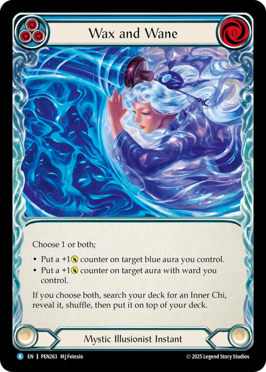Flesh and Blood TCG: Wax And Wane (Blue) card image