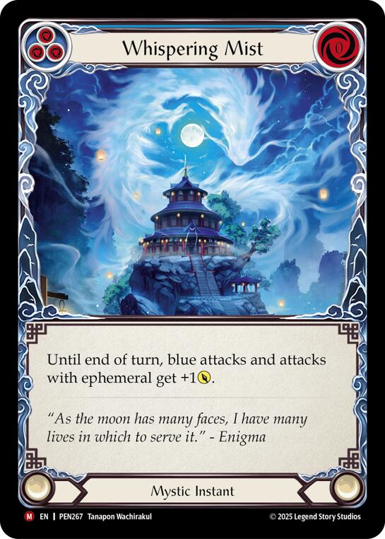 Flesh and Blood TCG: Whispering Mist (Blue) card image