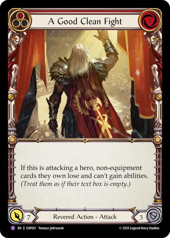 Flesh and Blood TCG: A Good Clean Fight card image