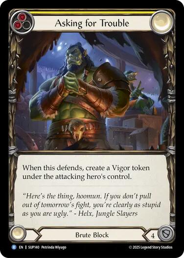 Flesh and Blood TCG: Asking for Trouble card image