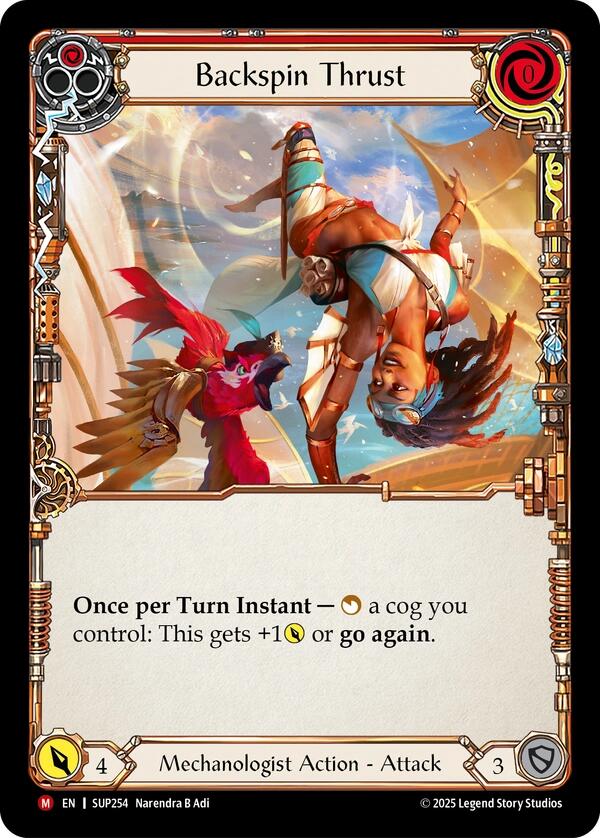 Flesh and Blood TCG: Backspin Thrust card image