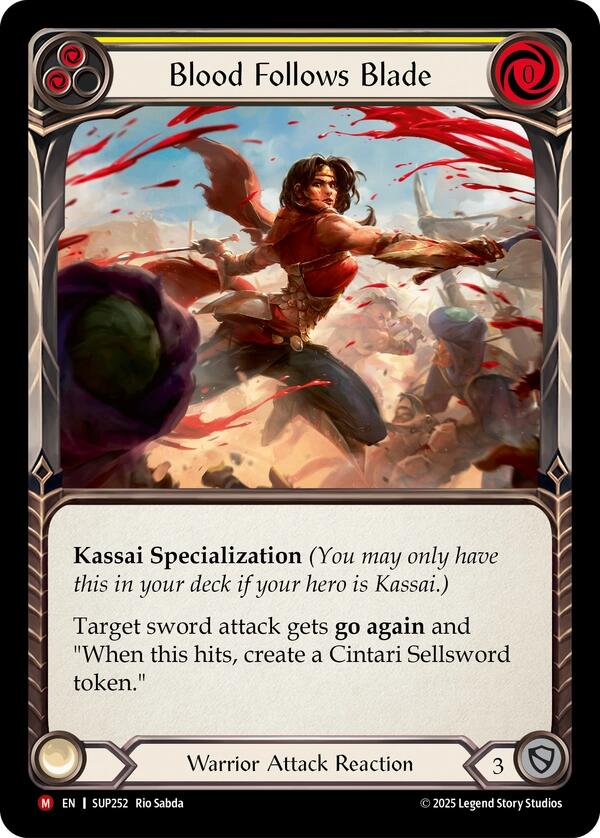 Flesh and Blood TCG: Blood Follows Blade card image