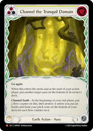 Flesh and Blood TCG: Channel the Tranquil Domain card image