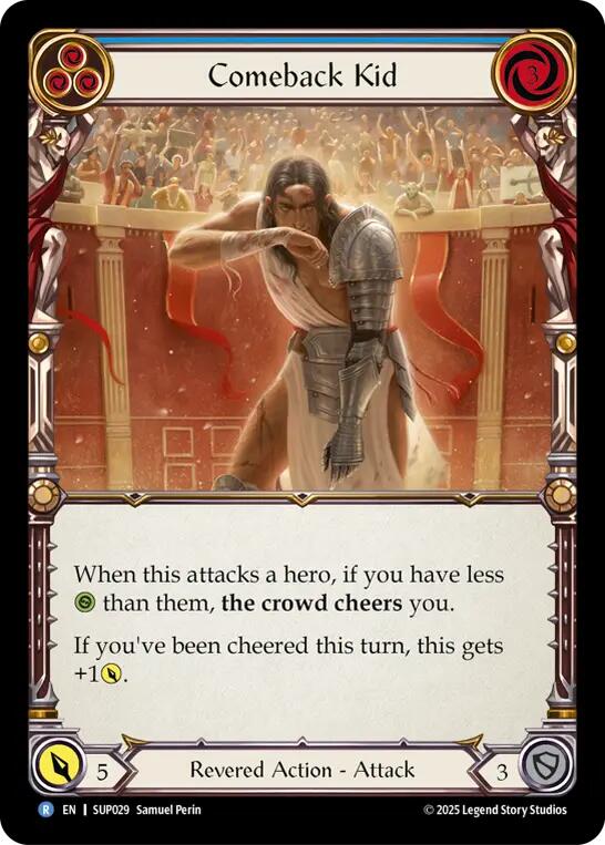 Flesh and Blood TCG: Comeback Kid (Blue) card image