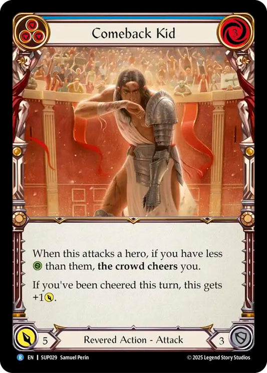 Flesh and Blood TCG: Comeback Kid (Blue) card image