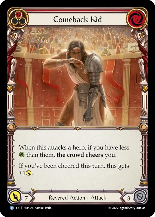 Flesh and Blood TCG: Comeback Kid (Red) card image