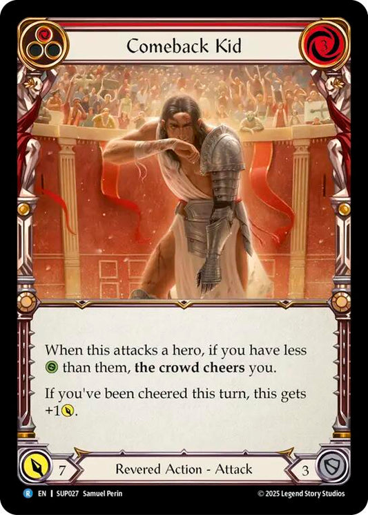 Flesh and Blood TCG: Comeback Kid (Red) card image