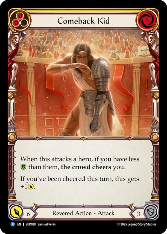 Flesh and Blood TCG: Comeback Kid (Yellow) card image