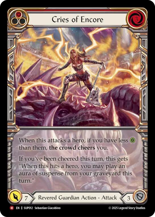Flesh and Blood TCG: Cries of Encore (Extended Art) card image