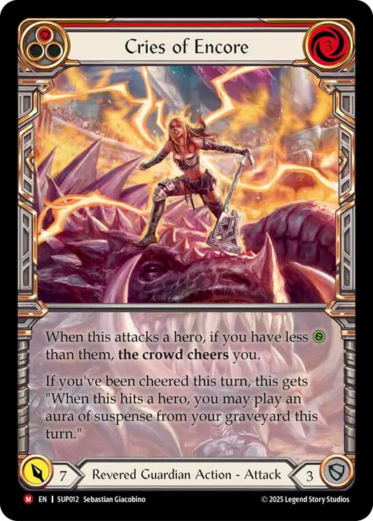 Flesh and Blood TCG: Cries of Encore (Extended Art) card image
