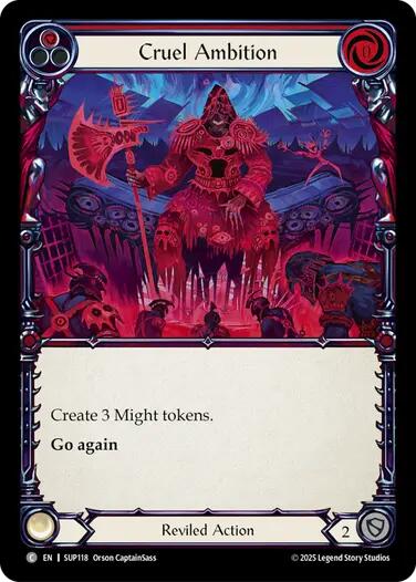 Flesh and Blood TCG: Cruel Ambition card image