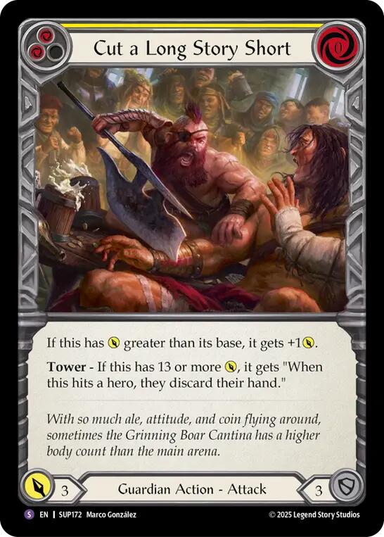 Flesh and Blood TCG: Cut a Long Story Short card image