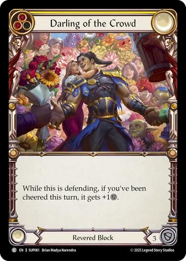 Flesh and Blood TCG: Darling of the Crowd card image