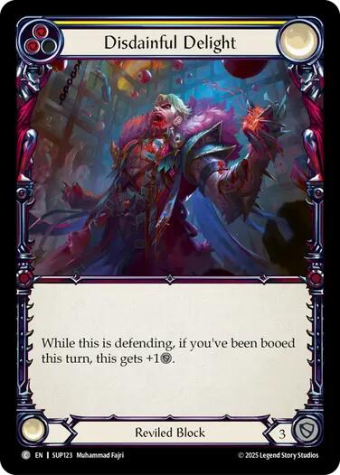 Flesh and Blood TCG: Disdainful Delight card image