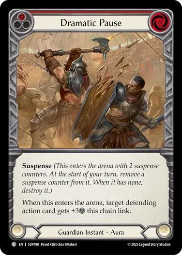 Flesh and Blood TCG: Dramatic Pause (Red) card image