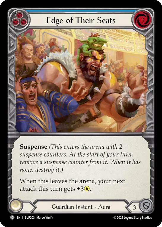 Flesh and Blood TCG: Edge of Their Seats (Blue) card image
