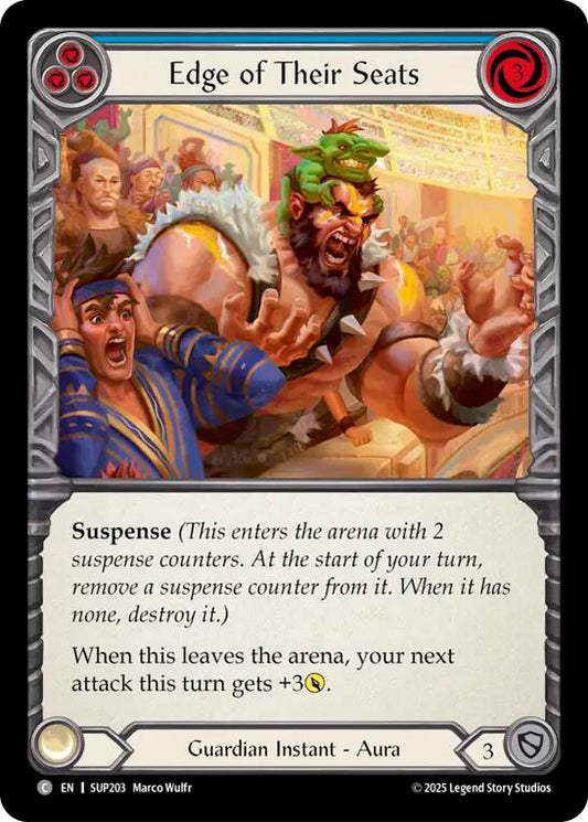 Flesh and Blood TCG: Edge of Their Seats (Blue) card image