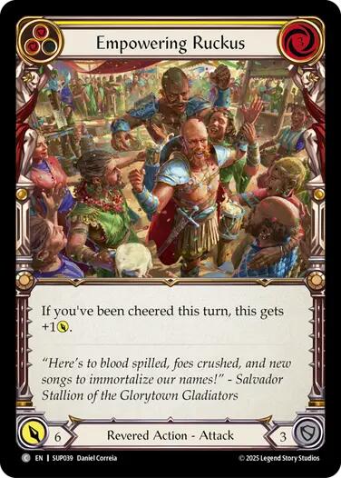 Flesh and Blood TCG: Empowering Ruckus card image