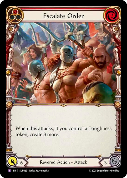 Flesh and Blood TCG: Escalate Order card image