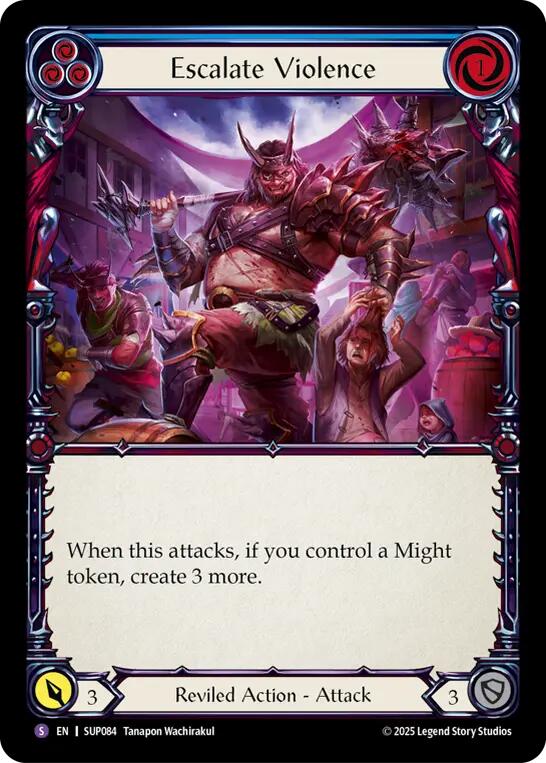 Flesh and Blood TCG: Escalate Violence card image