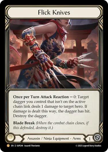 Flesh and Blood TCG: Flick Knives card image