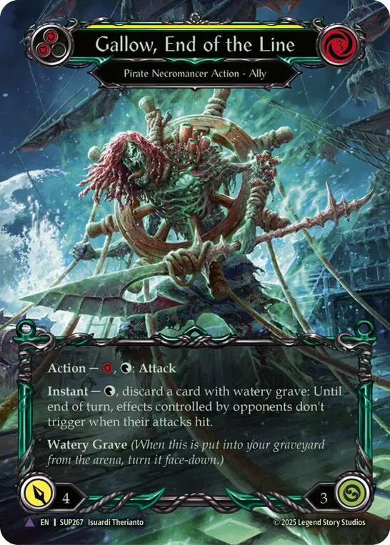 Flesh and Blood TCG: Gallow, End of the Line (Marvel) card image