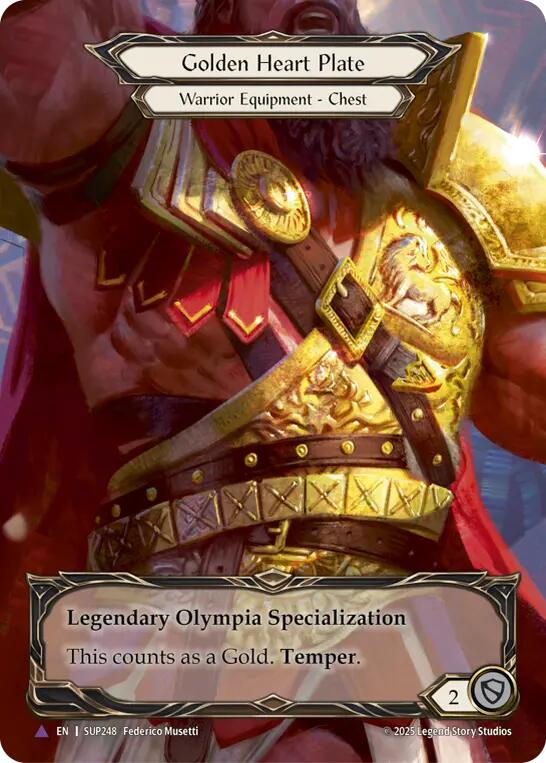 Flesh and Blood TCG: Golden Heart Plate (Marvel) card image
