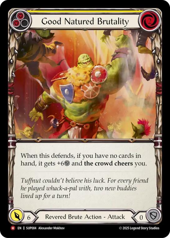 Flesh and Blood TCG: Good Natured Brutality card image