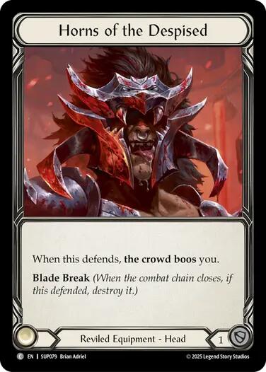 Flesh and Blood TCG: Horns of the Despised card image