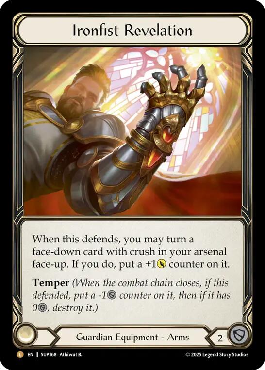 Flesh and Blood TCG: Ironfist Revelation card image